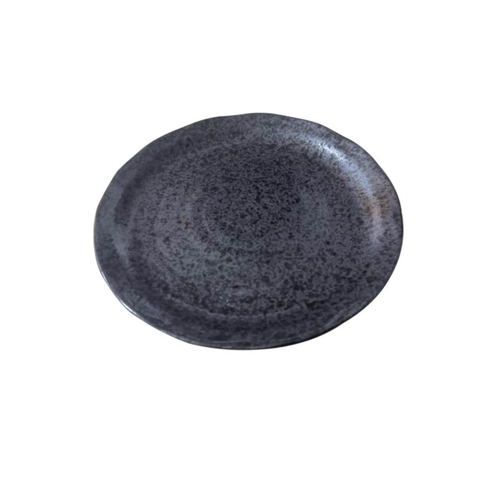 Lightweight Tenmoku Large Plate 23.5cm x 2.8cm