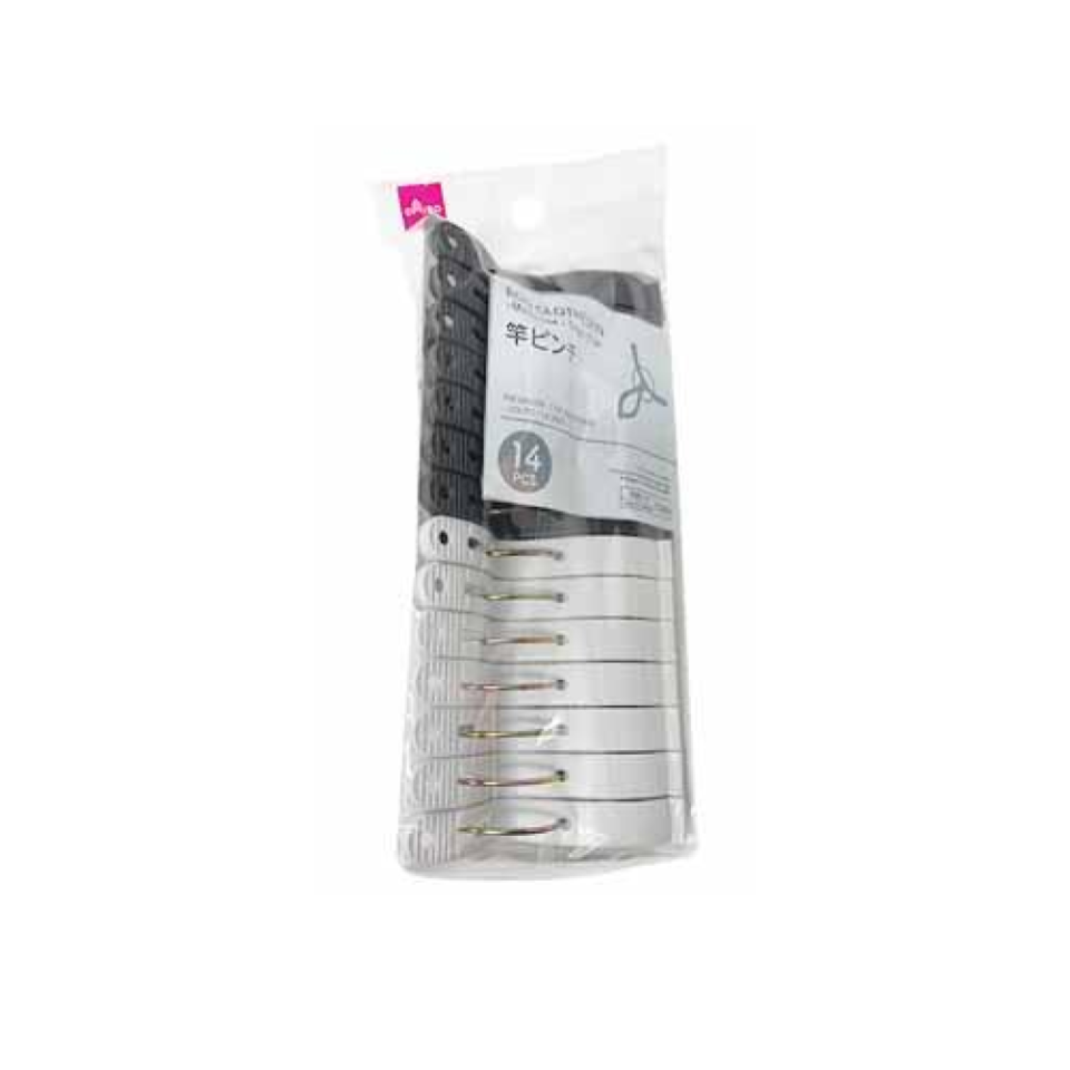 Rod Clothespin Monotone Single Clip