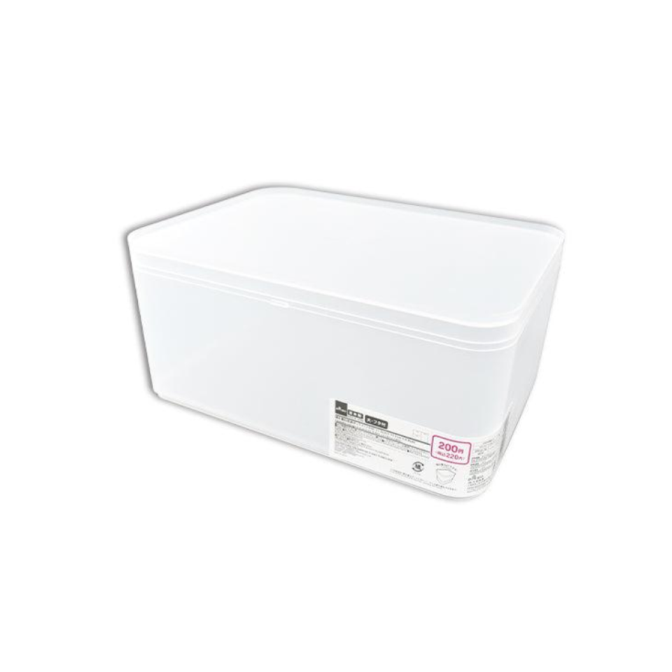 10in Storage Box Stackable Storage Box with Lid 8.46in x 6.10in x 3.89in – DAISO SINGAPORE