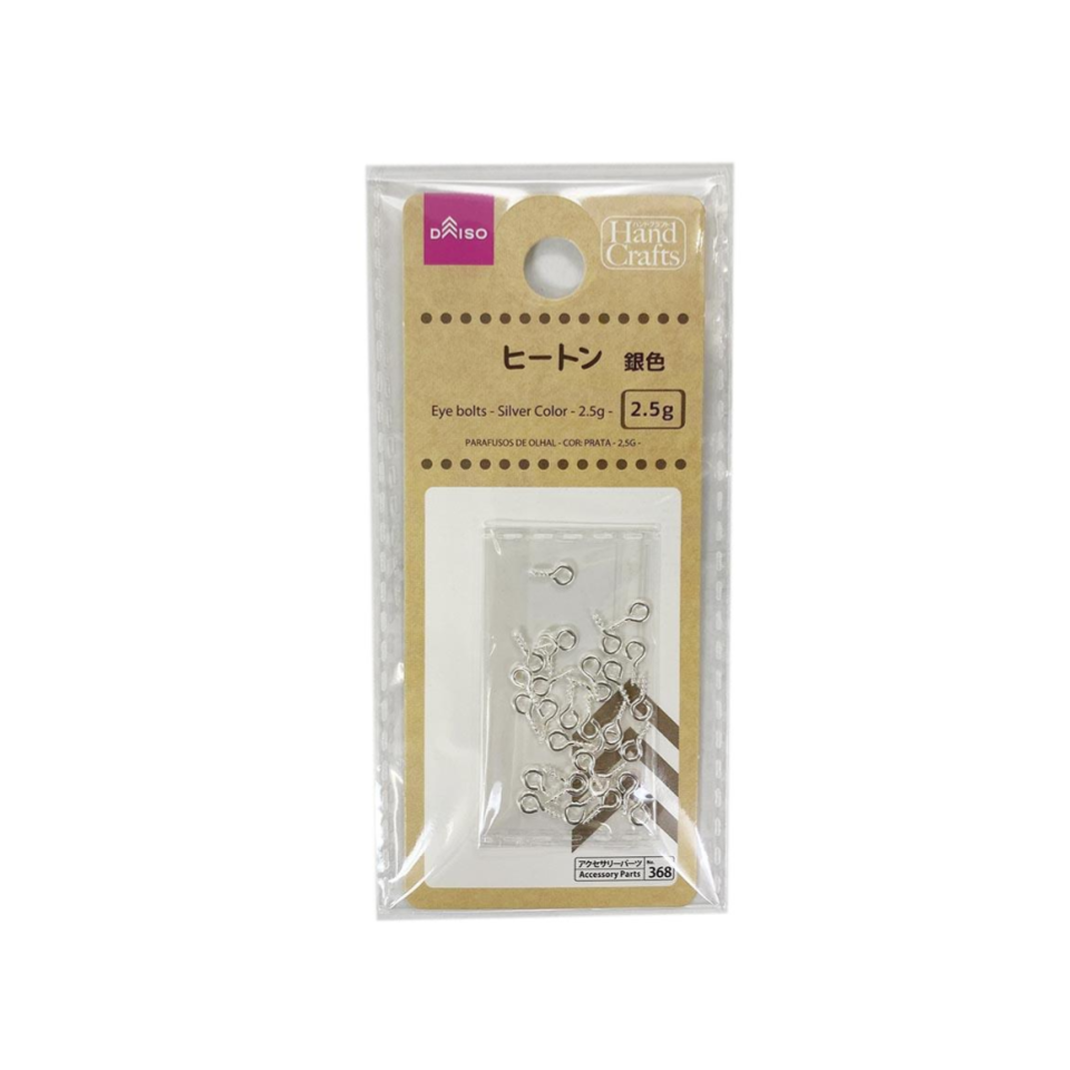 Eye Bolts Silver Color 2.5g