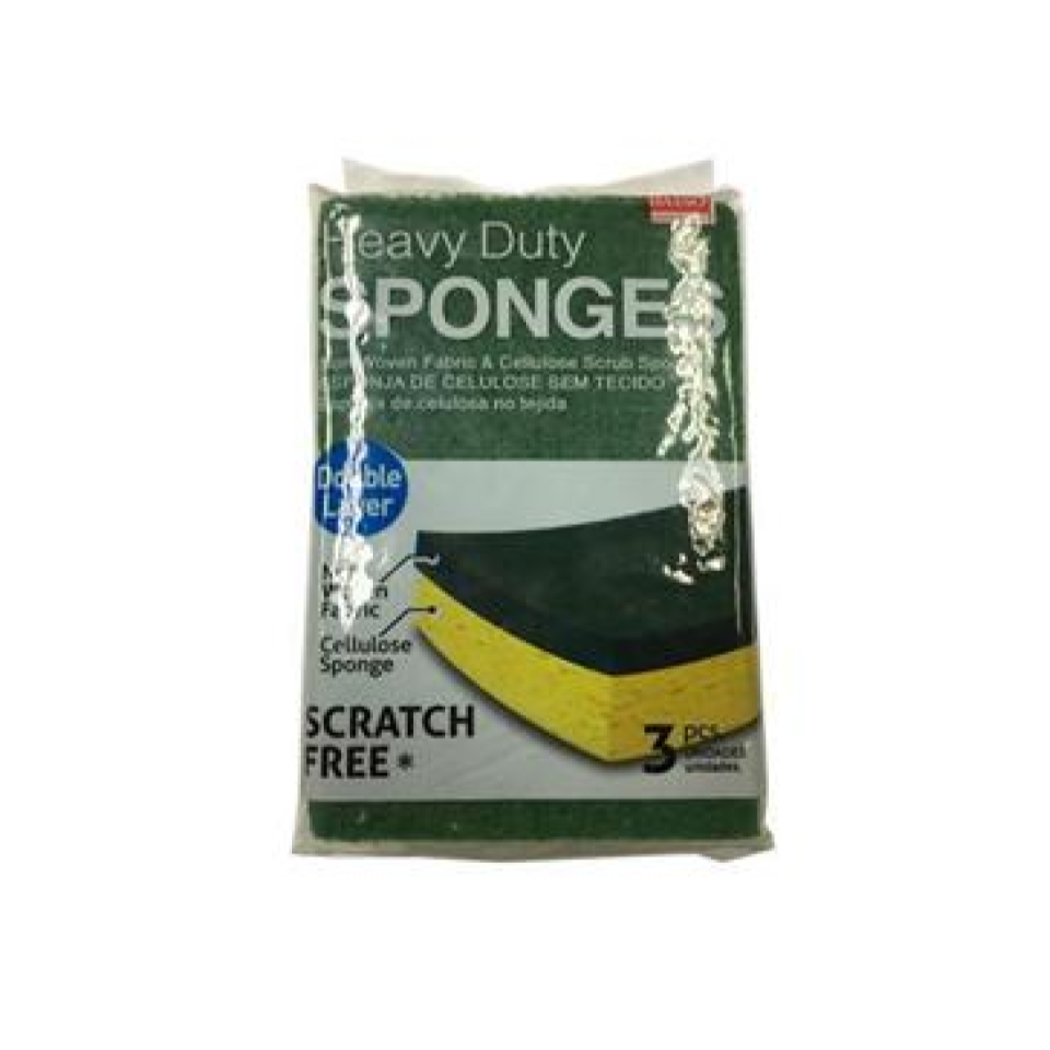 Non Woven Fabric & Cellulose Scrub Sponge