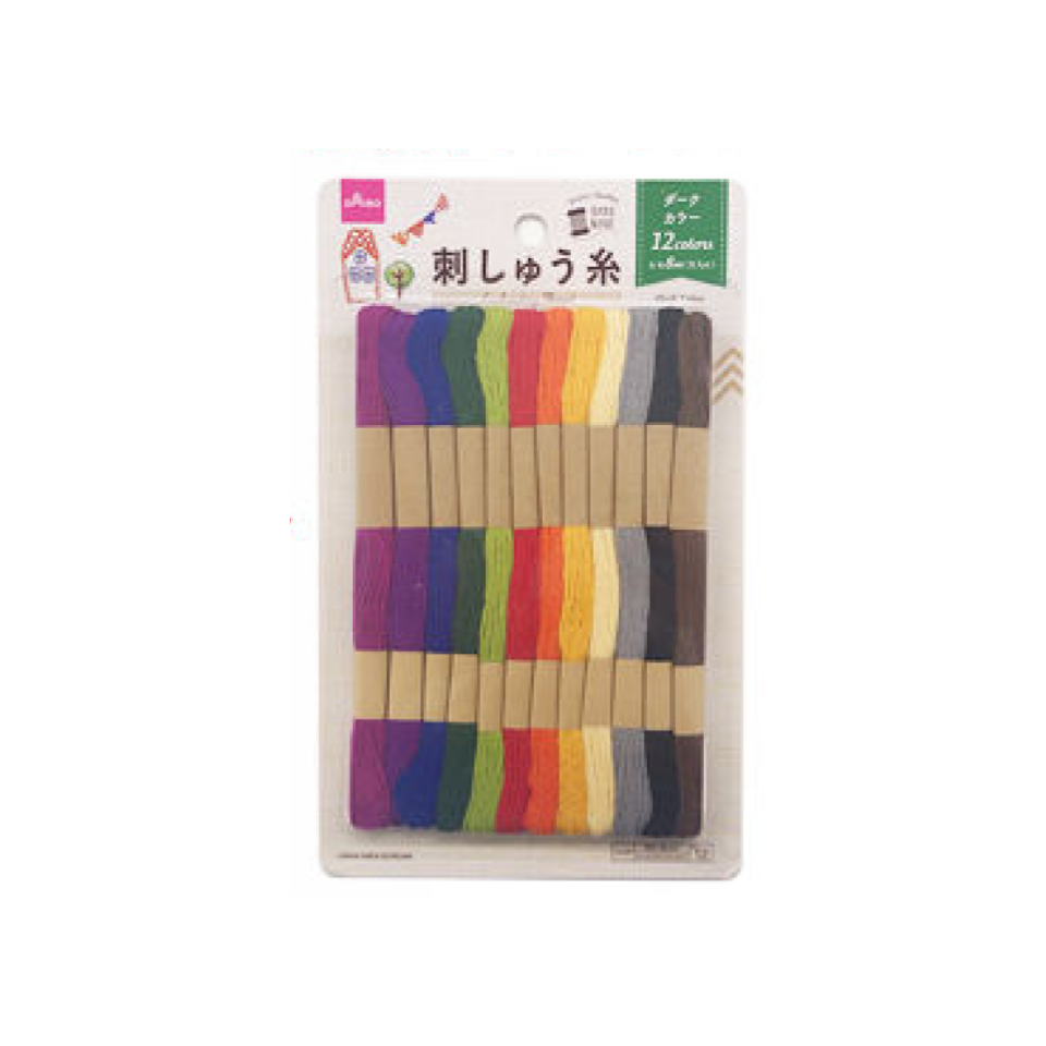 Embroidery Thread Dark Color