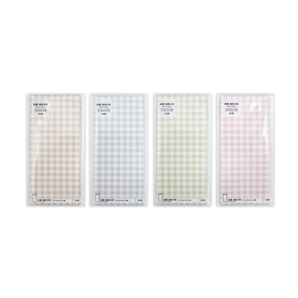 Envelope Checked Gingham