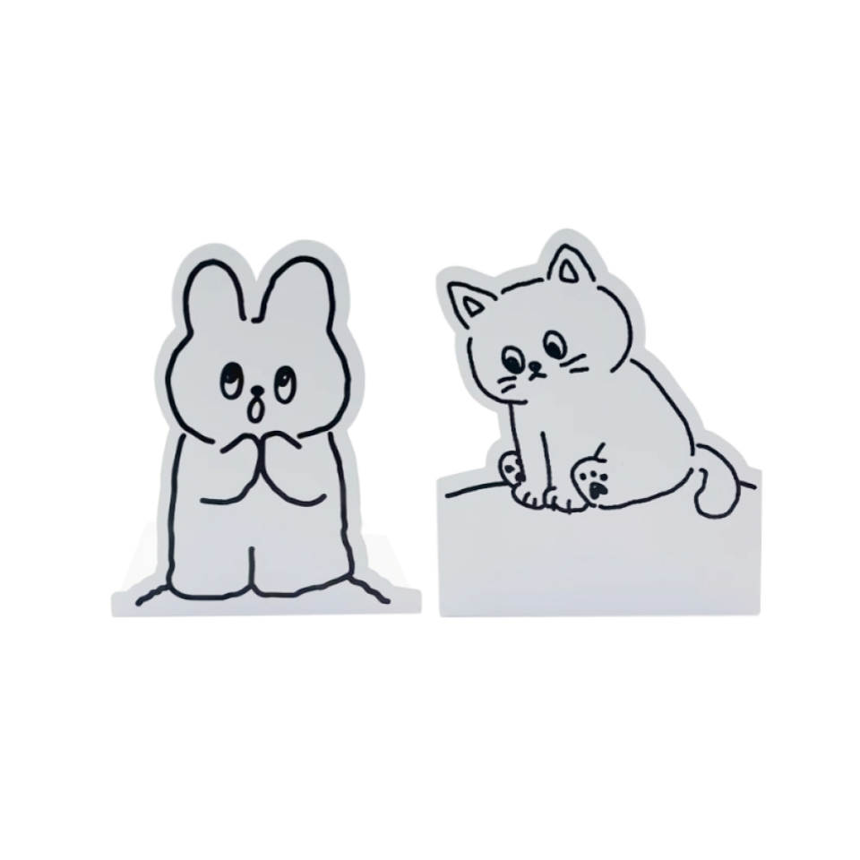 Bookend Korean Style Drawing