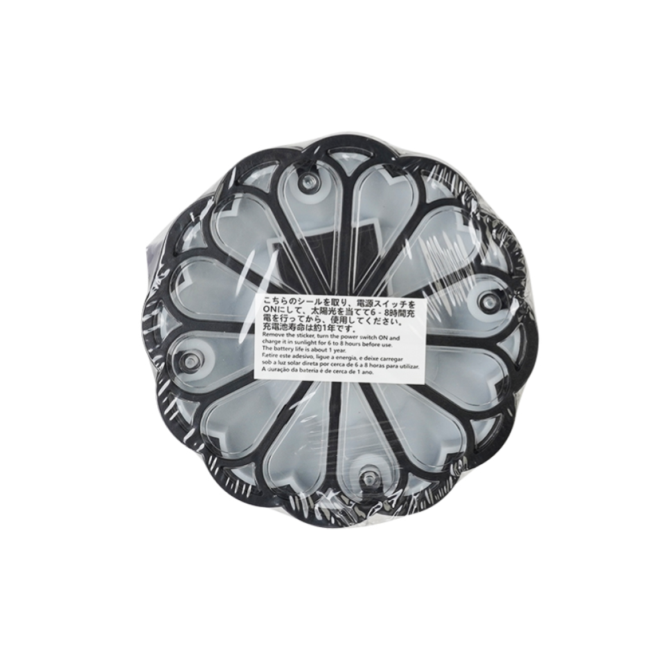 Solar Light Flower Design Embedded Type