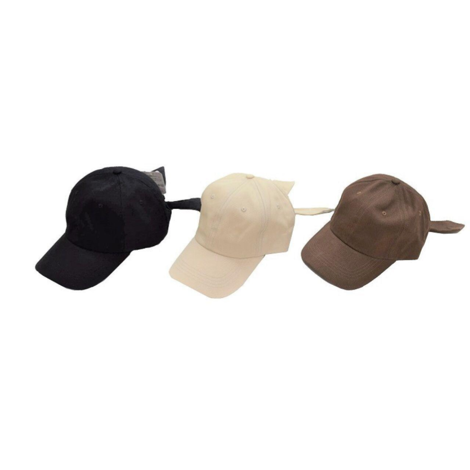 Back Ribbon Cap