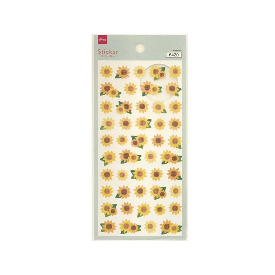 Sticker Summer Design Flower