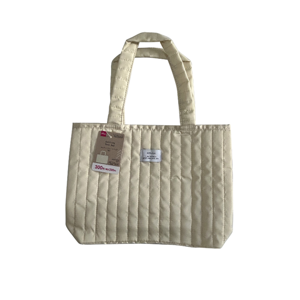 Quilting Tote Bag White