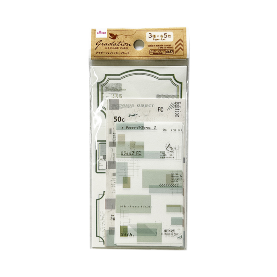 Gradation Message Card Assorted