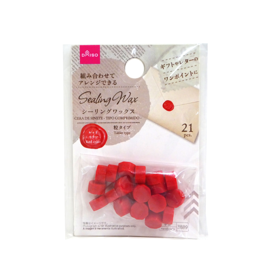 Sealing Wax Tablet Type Red