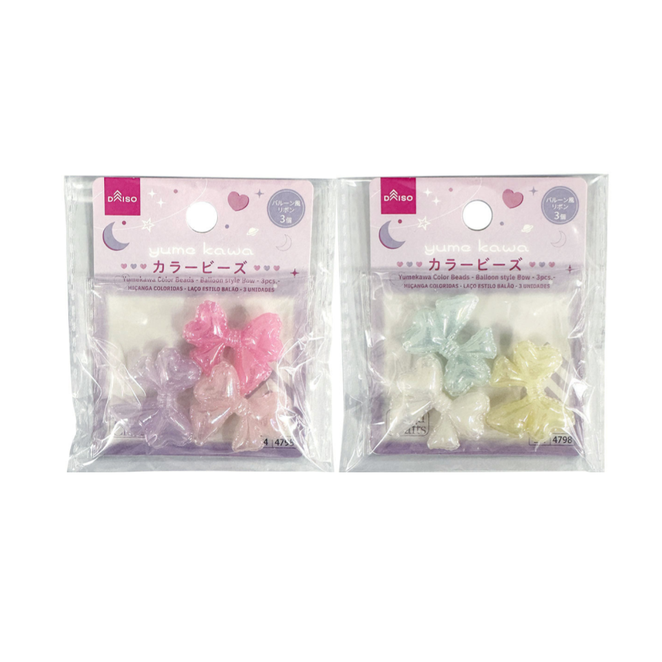 Yumekawa Color Beads Balloon Style Bow