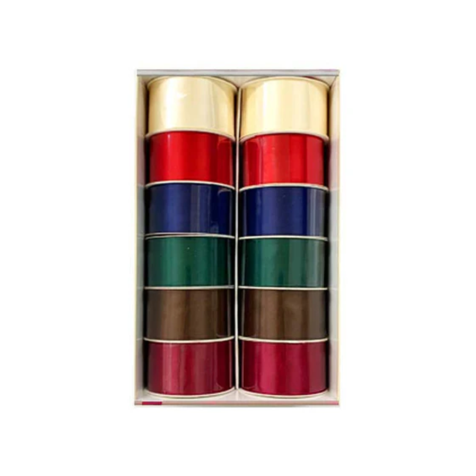 Double Sided Satin Ribbon Basic Color 3cm x 3cm – DAISO SINGAPORE