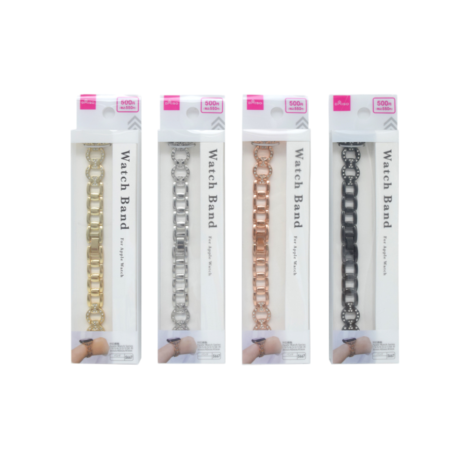 Smart Watch Band Metal & Stones