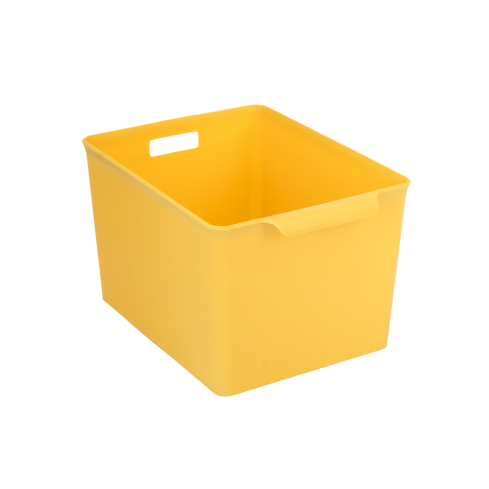 Lasse Basket Wide Mustard