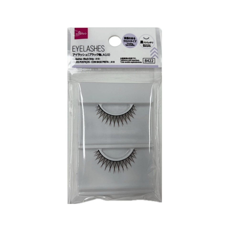 Eyelashes Black Strip A10