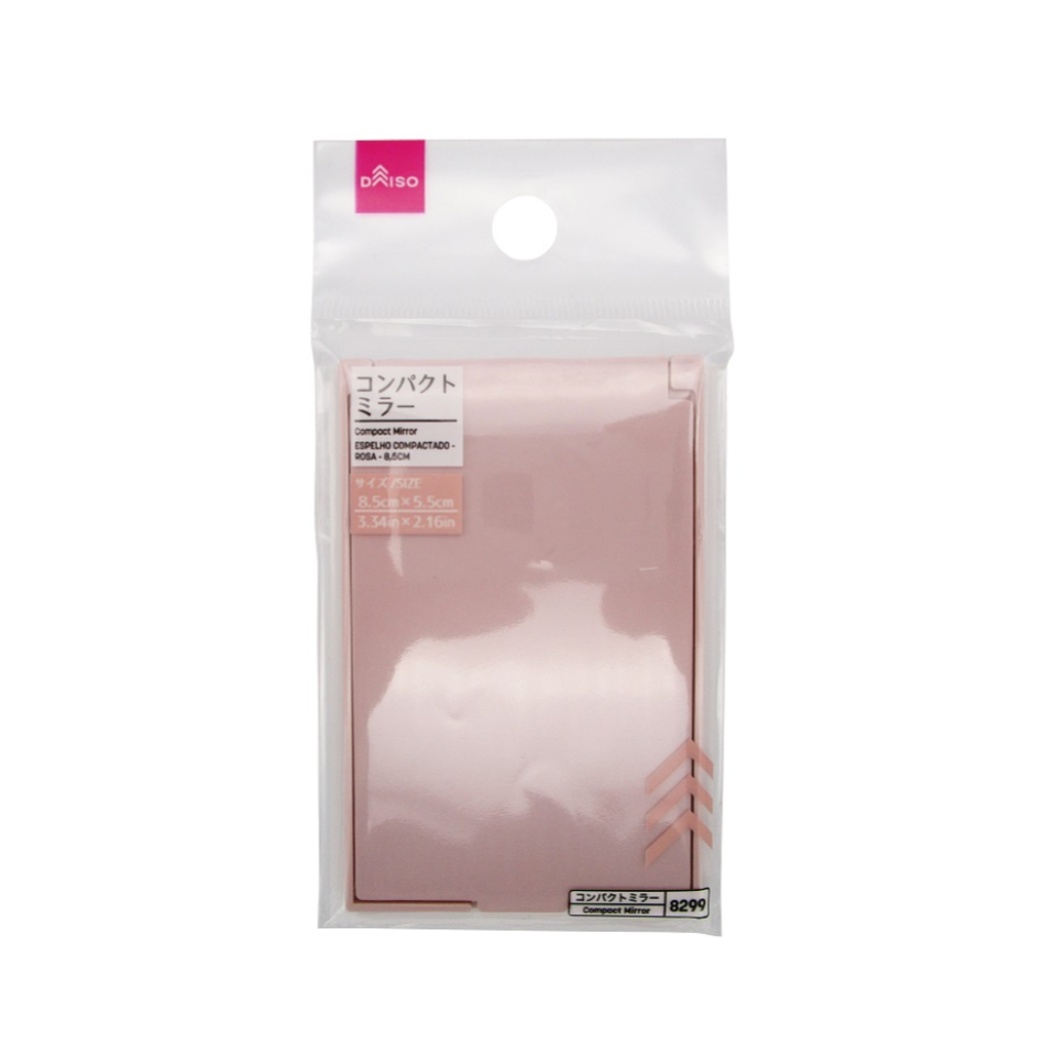 Compact Mirror Pink 8.5cm