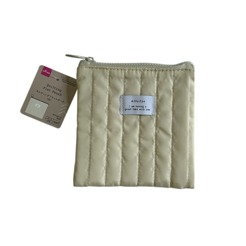 Quilting Flat Pouch White