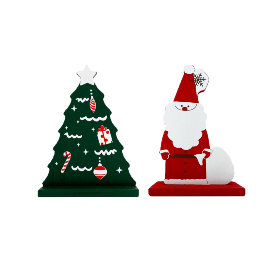 Christmas Wood Plate