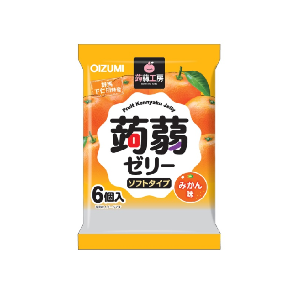 Oizumi Shimonita Konnyaku Kobo Konnyaku Jelly Mandarin Orange Flavor