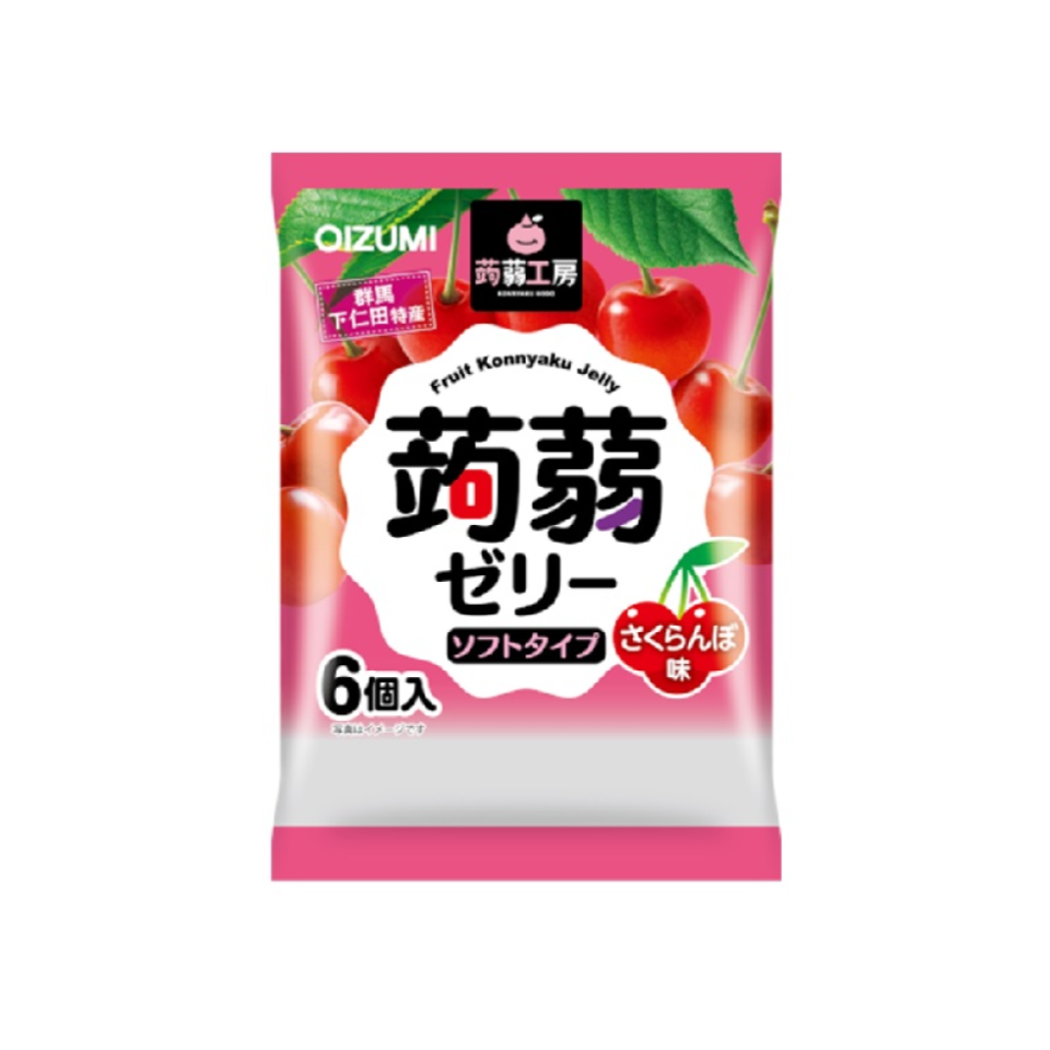 Oizumi Shimonita Konnyaku Kobo Konnyaku Jelly Cherry Flavor Oizumi Shimonita Konnyaku Kobo Konnyaku Jelly Cherry Flavor