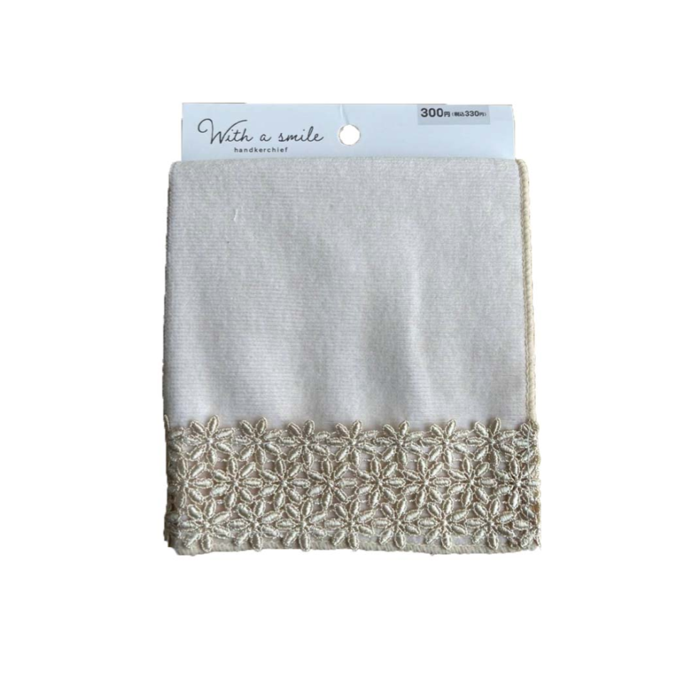Mini Towel Lace Beige