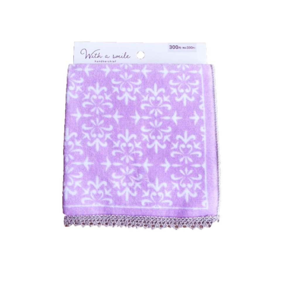 Mini Towel Damask Pink