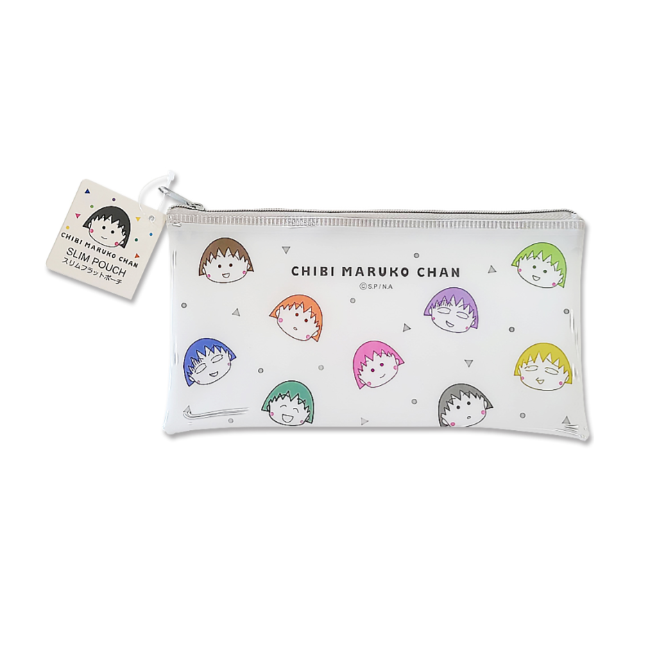 Slim Flat Pouch Chibi Maruko Chan Pop Face