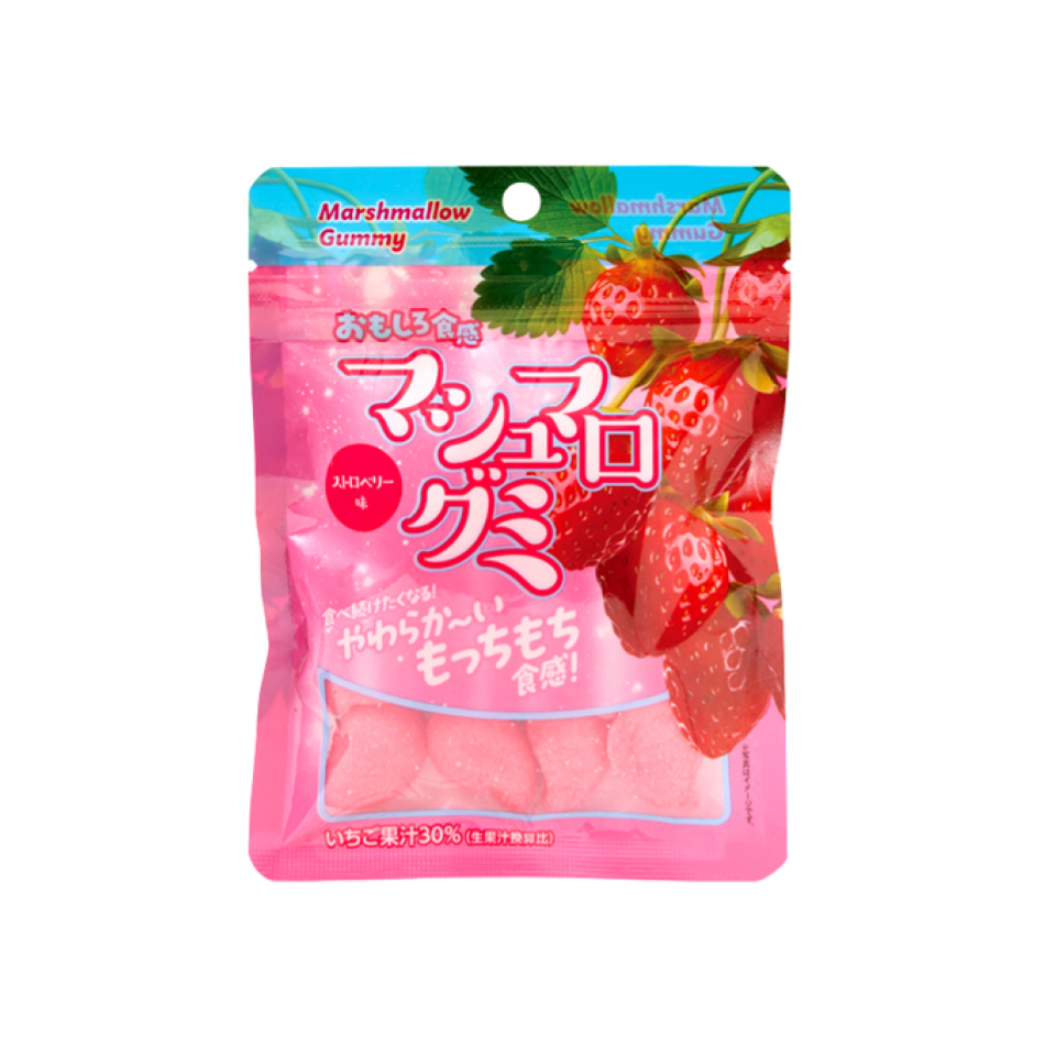 First Japan Marshmallow Gumi Strawberry Flavor 40g – DAISO SINGAPORE