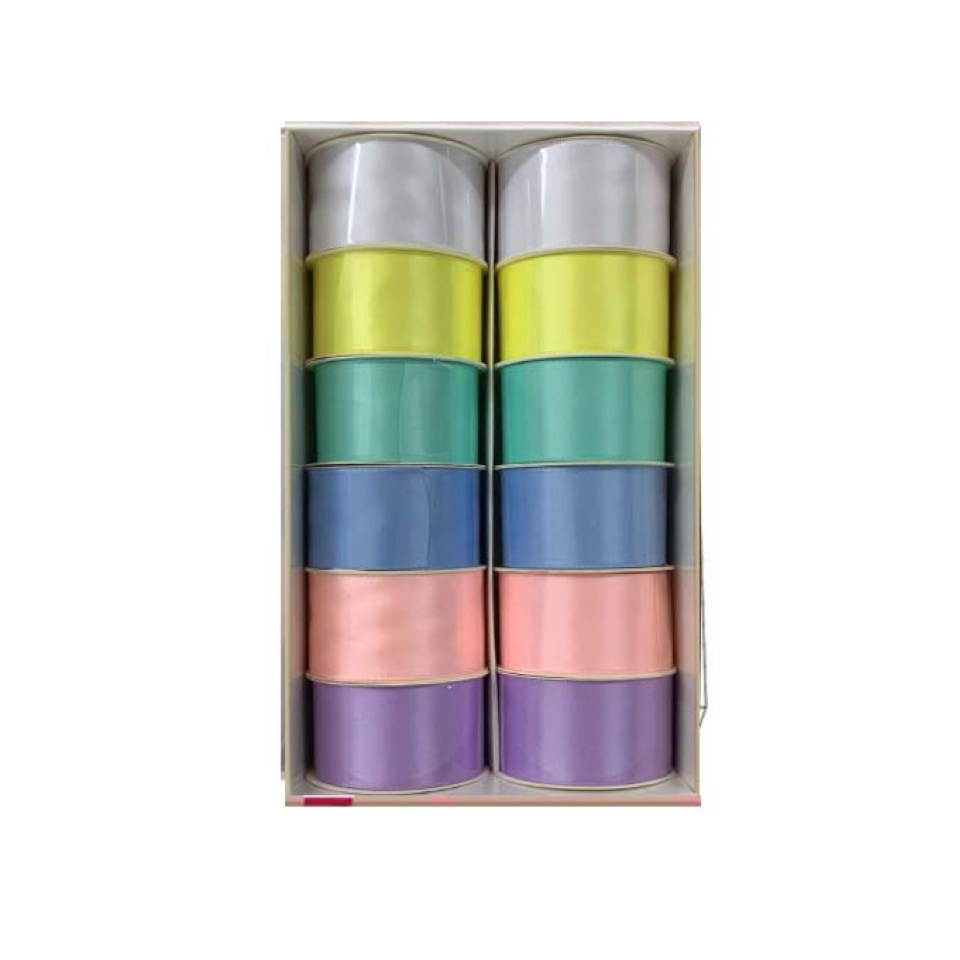 Double Sided Satin Ribbon Pastel 3cm x 3m