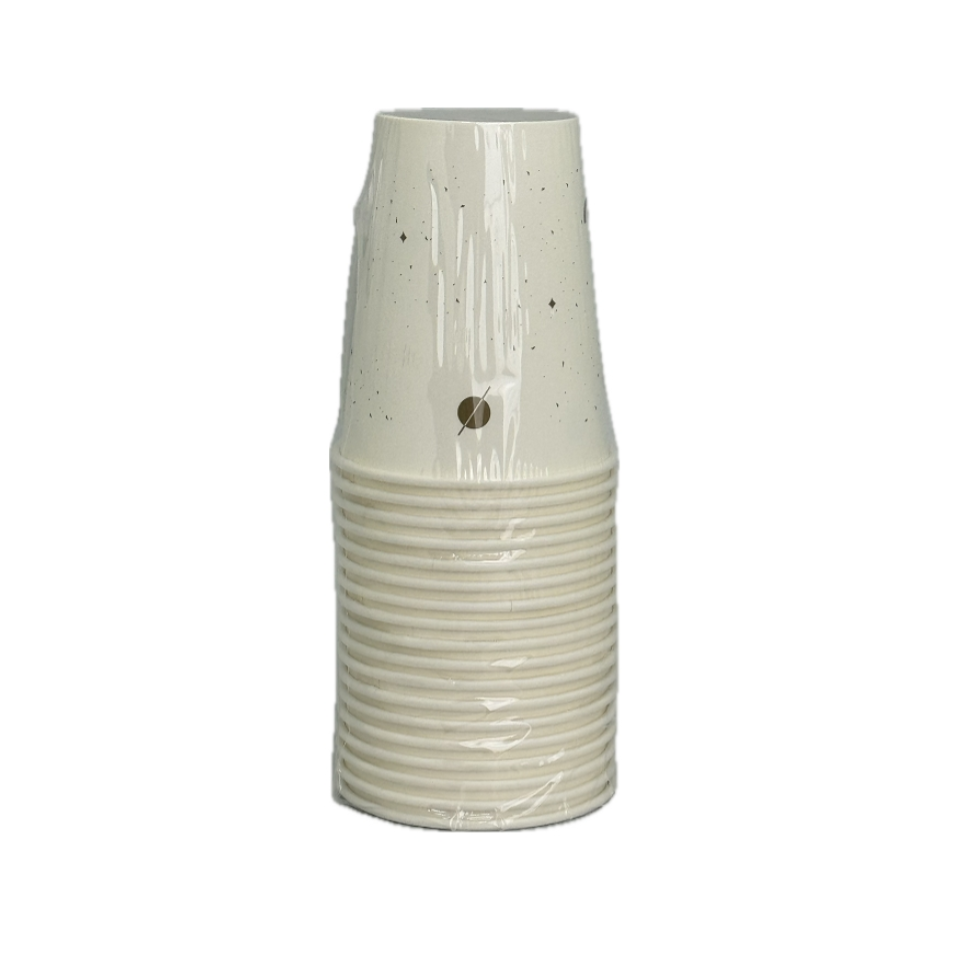 Paper Cup Night Sky Design 250ml 8pcs