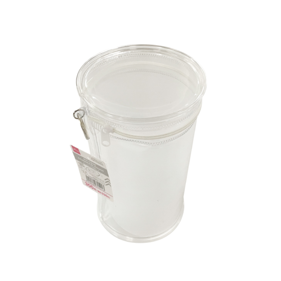 Big Clear Cylindrical Pouch
