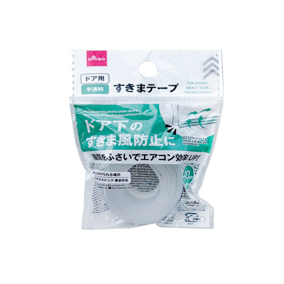 Gap Tape for Doors Translucent 90cm