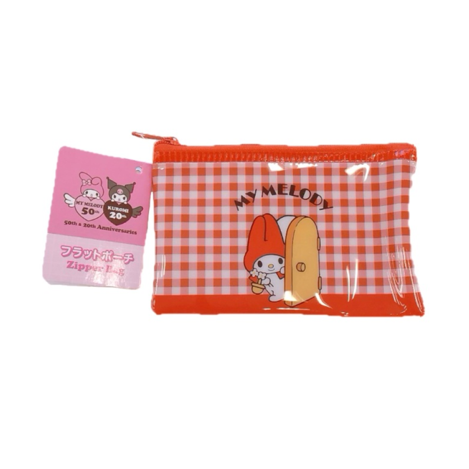 Flat Pouch My Melody 50th Anniversary Akamelo Small