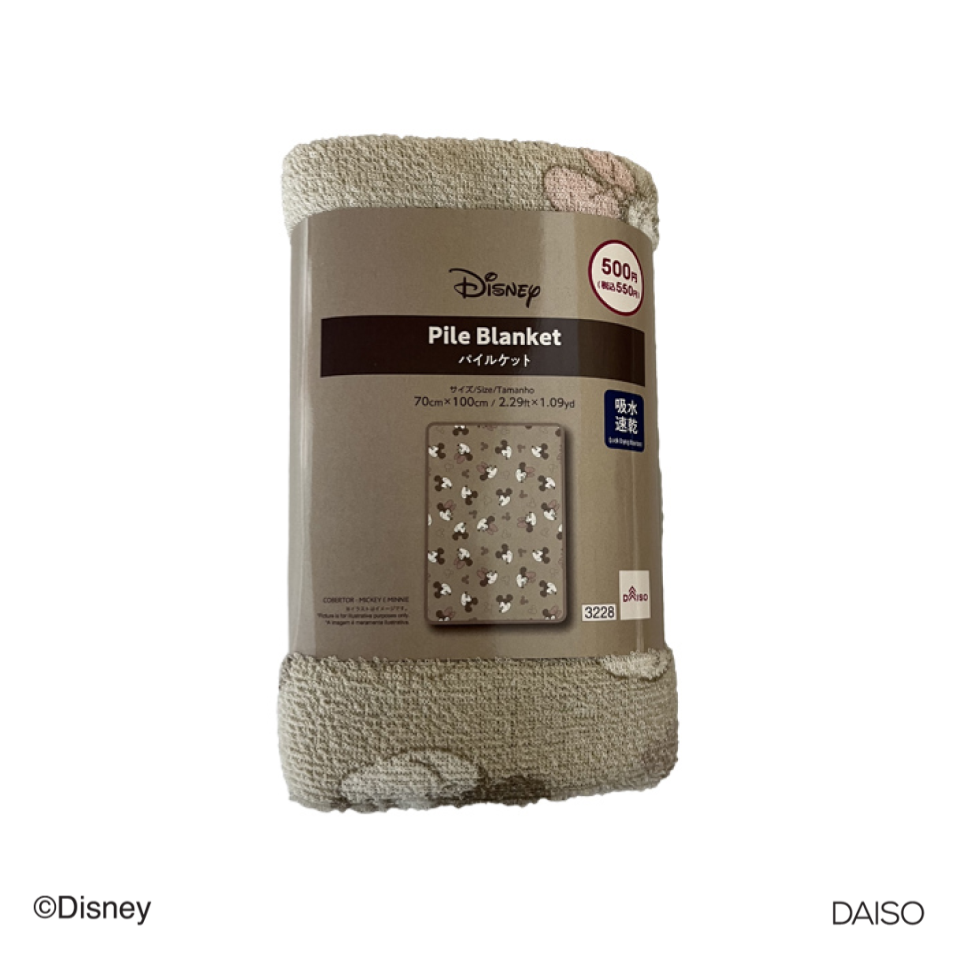 Pile Blanket Mickey and Minnie