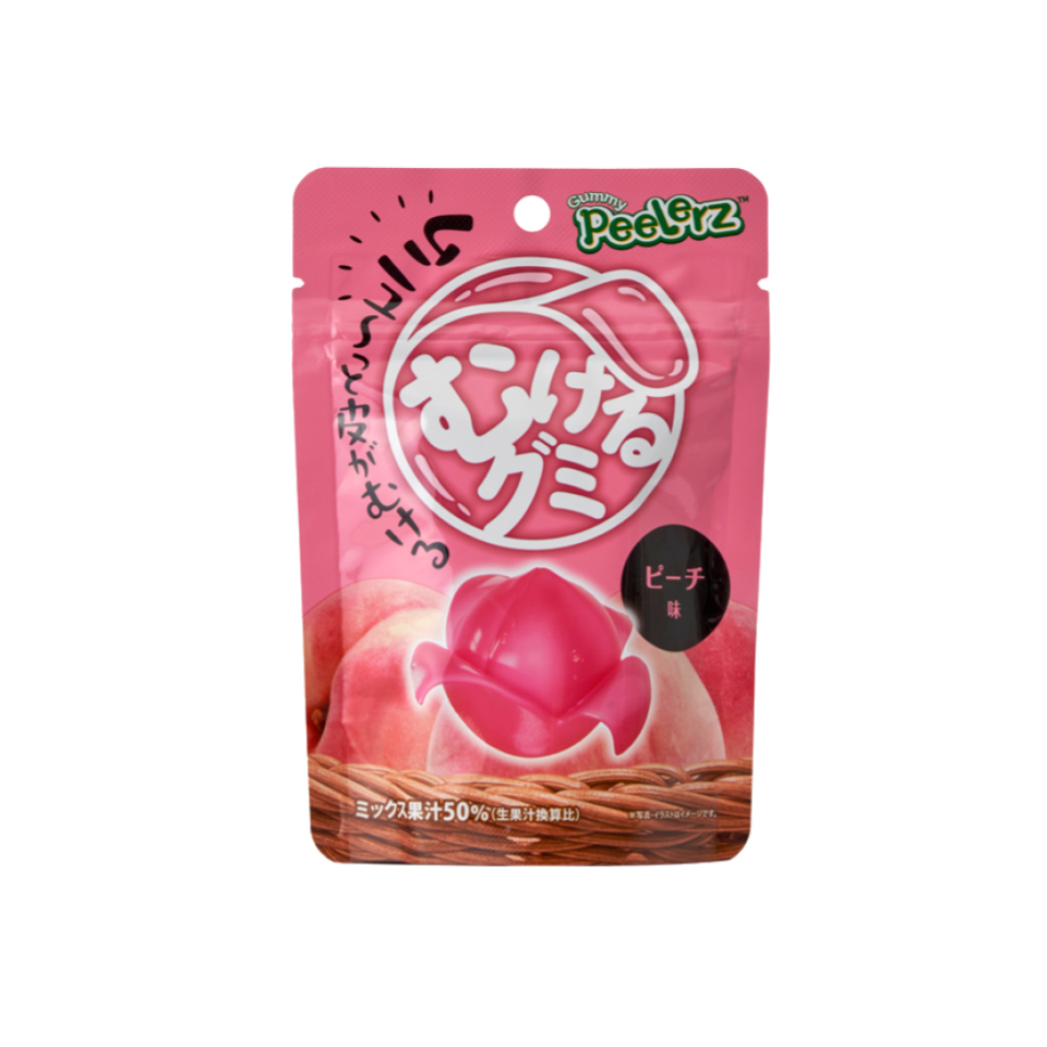 First Japan Peelable Gummy Peach Flavor 40g