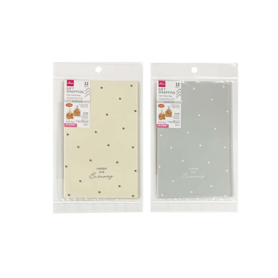 Clear Plastic Bag Dot 18.5cm x 12cm