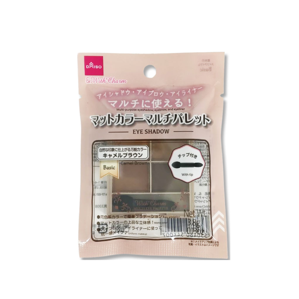 &.With Charm Multi Eye Palette Camel Brown