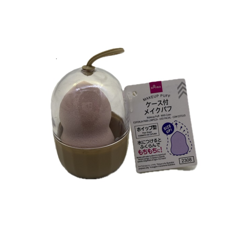 Makeup Puff Pear Shape with Case