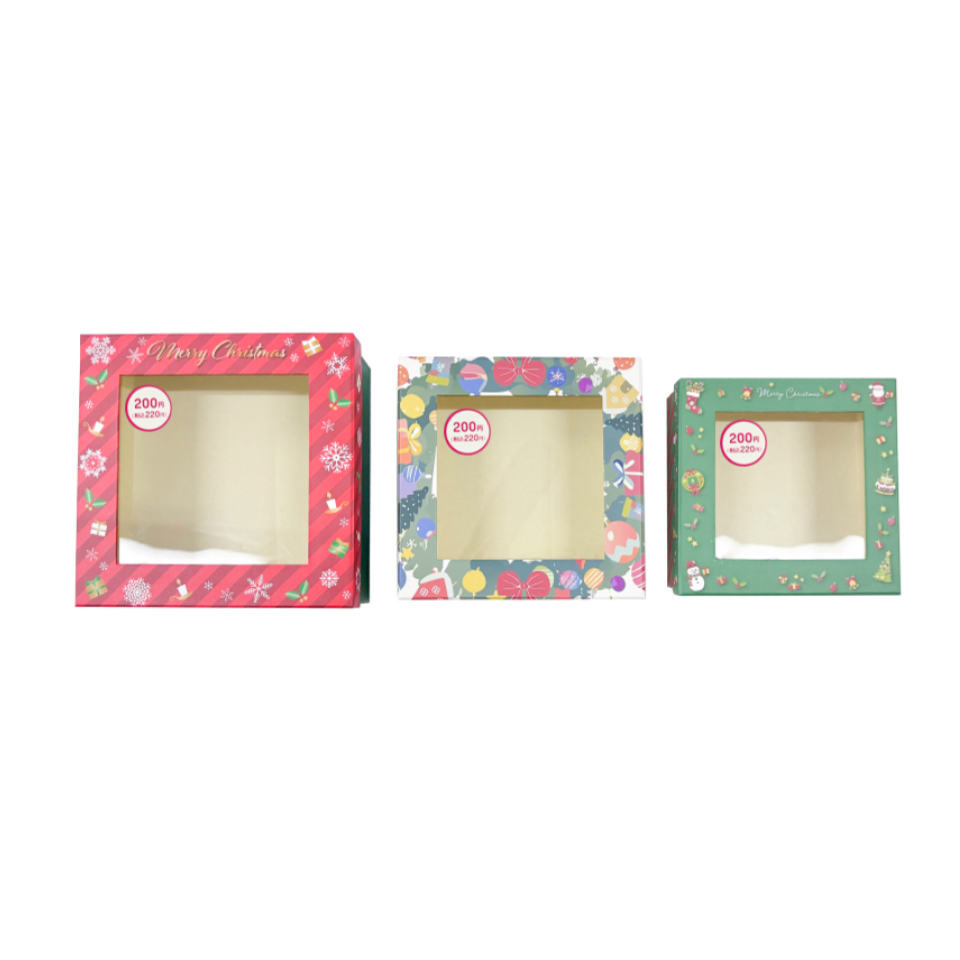 Christmas Gift Box with Window