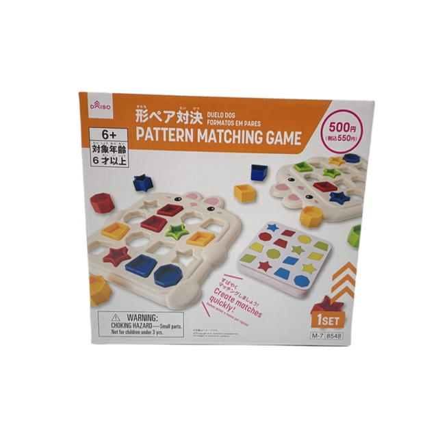 Matching Line Pattern Game Pattern Matching Game โ DAISO SINGAPORE