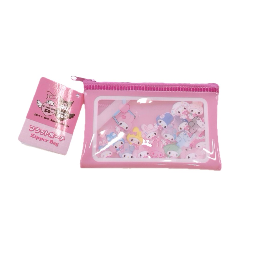 Flat Pouch S My Melody 50th Anniversary Girly Pop