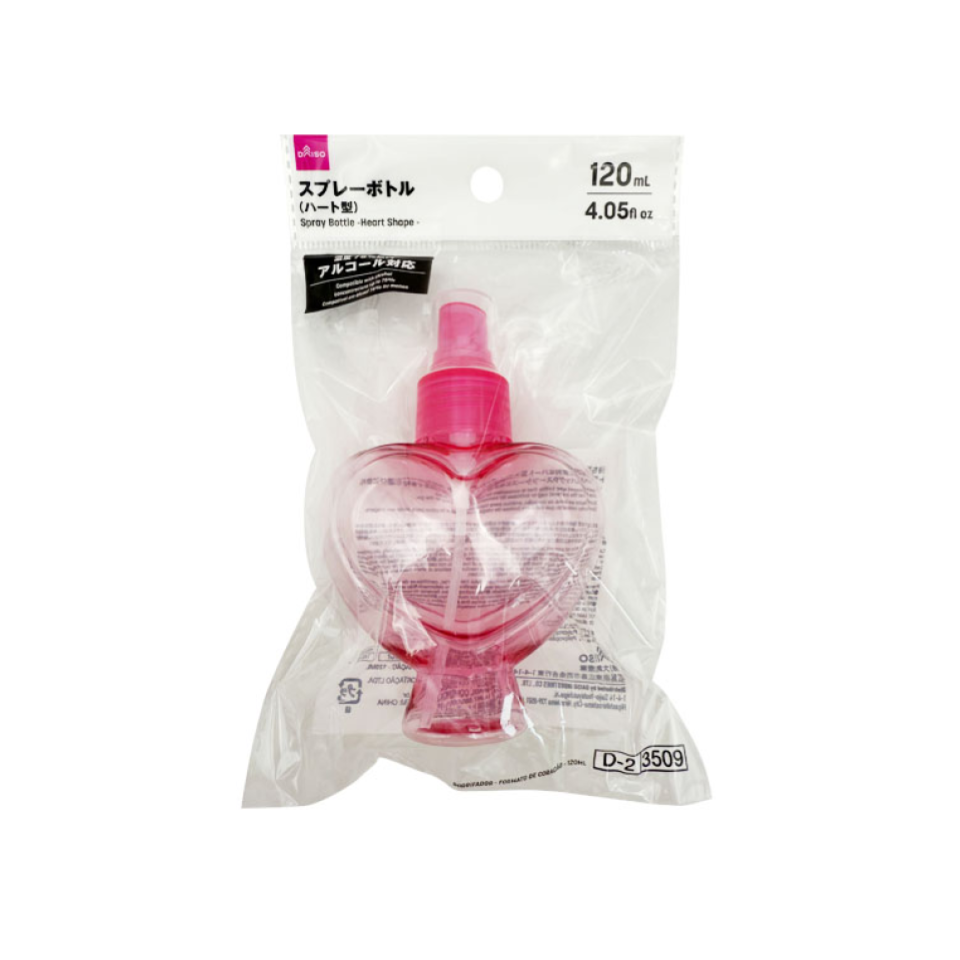 Spray Bottle Heart Shape 120ml