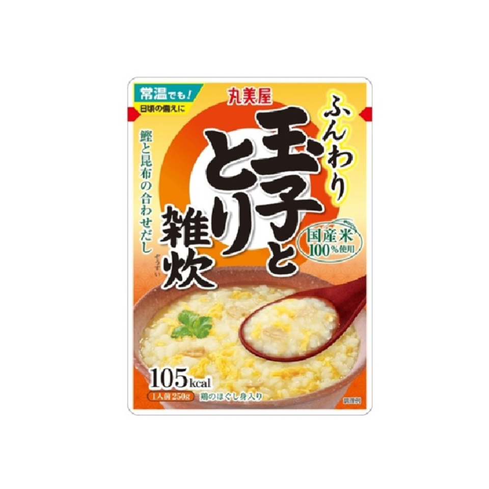 Marumiya Fluffy Egg and Chicken Rice Porridge 250g