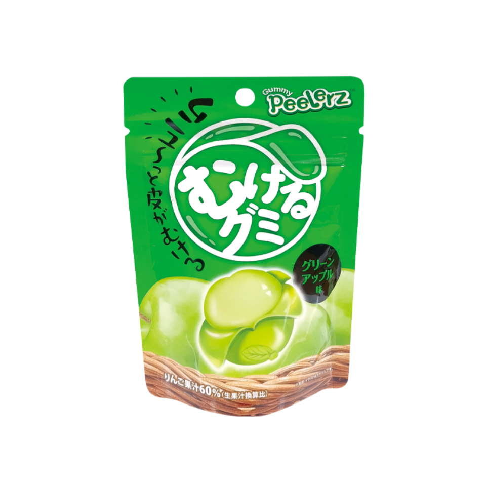 First Japan Peelable Gummy Green Apple Flavor 40g