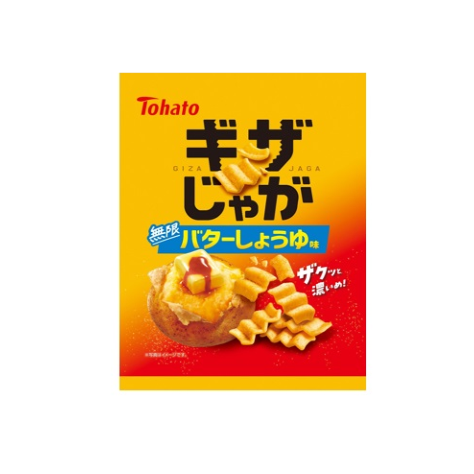 Tohato Giza Potato Infinite Butter Soy Sauce Flavor 55g