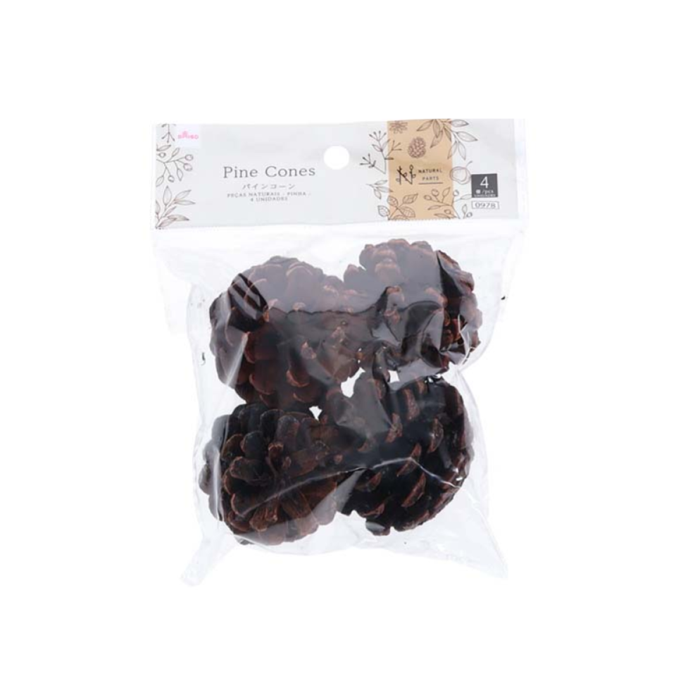 Christmas Natural Parts Pine Cones