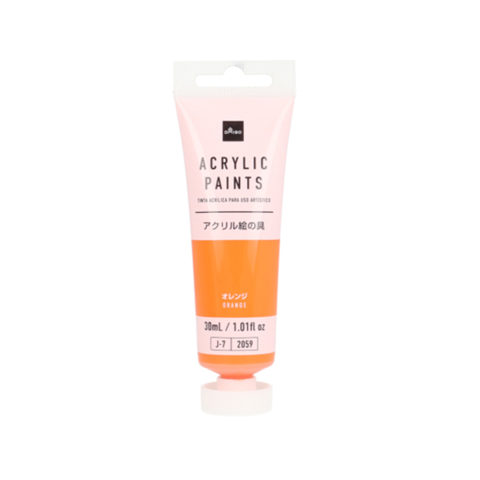 Acrylic Paint Orange 30ml