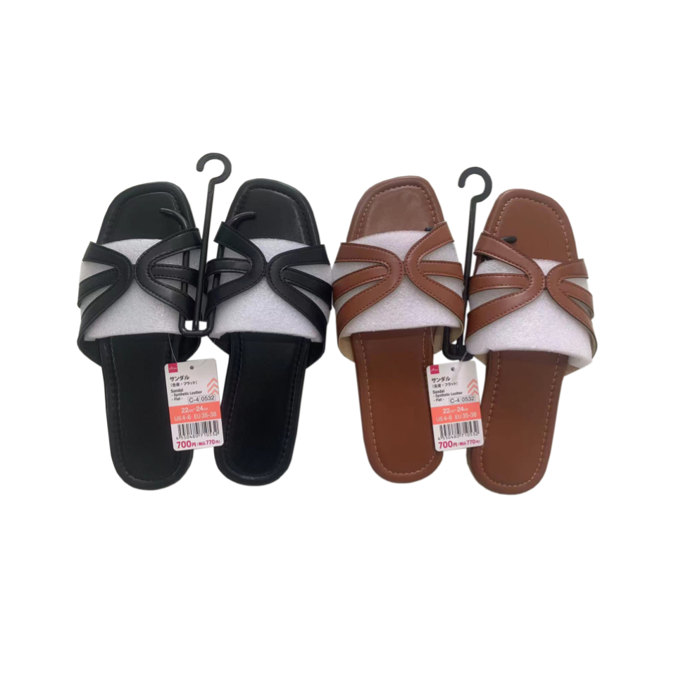 Sandal Synthetic Leather Flat