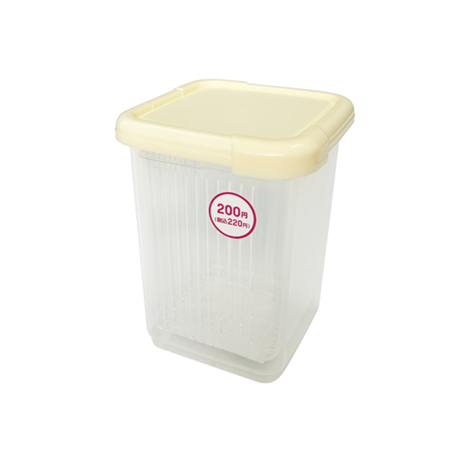 Storage Container with Sieve 11.3cm x 11.3cm x 14.5cm