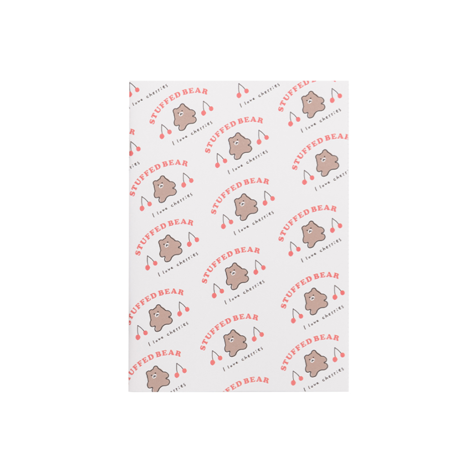 Notebook A5 Grid 3mm Bear 32pages